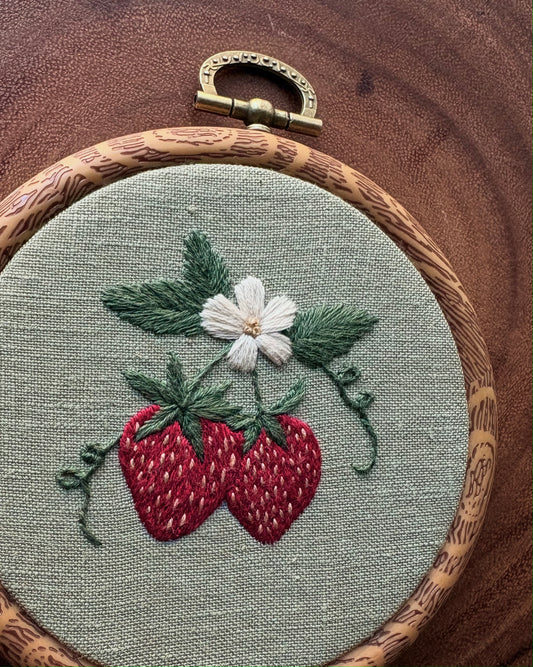 Strawberries in Bloom