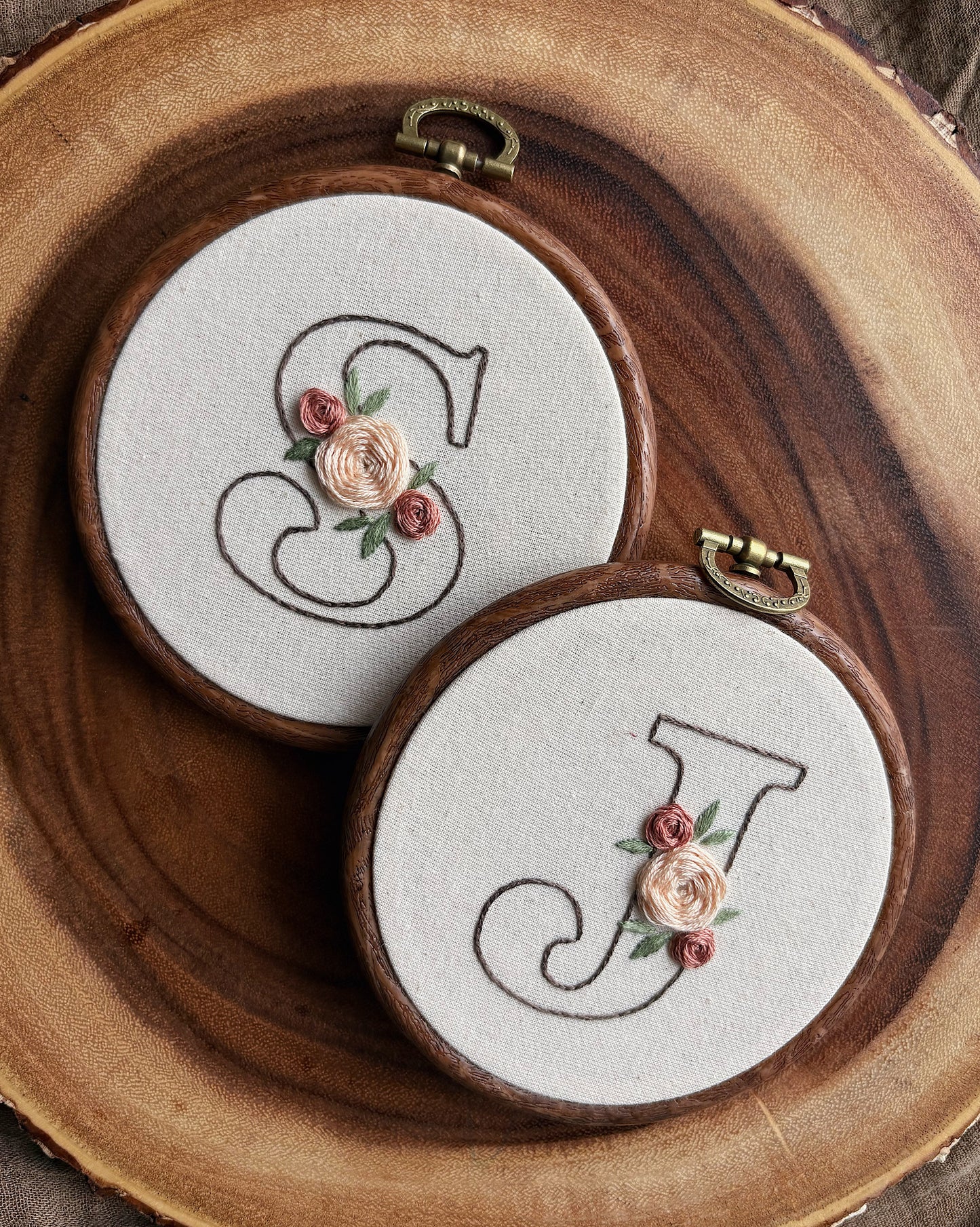 Floral Monogram — Made to Order