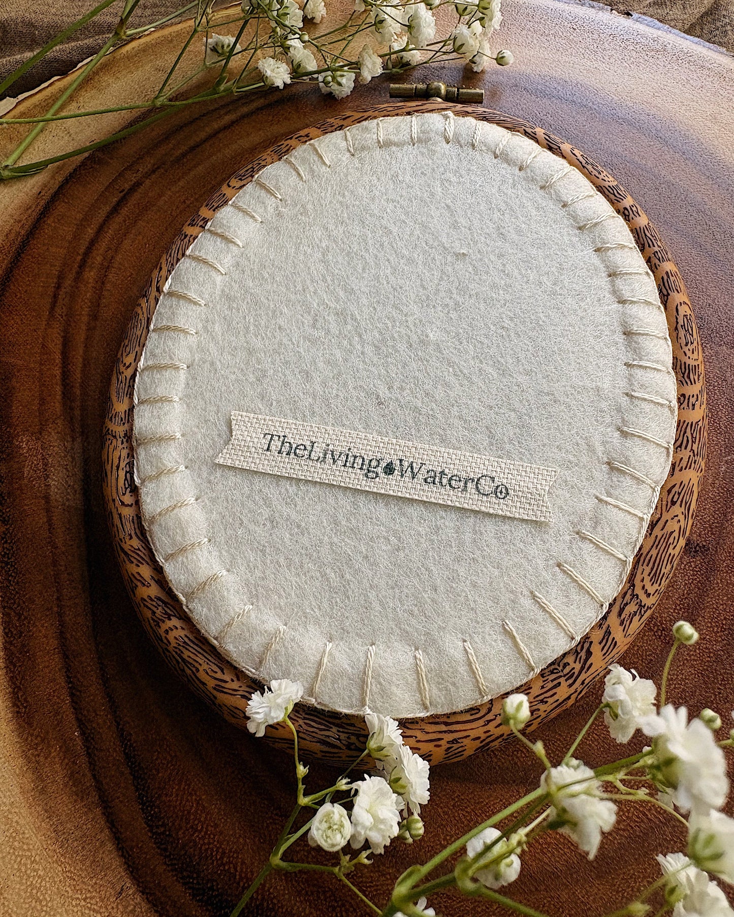 Personalized Family Name & Due Date | Hand Embroidered Pregnancy Keepsake