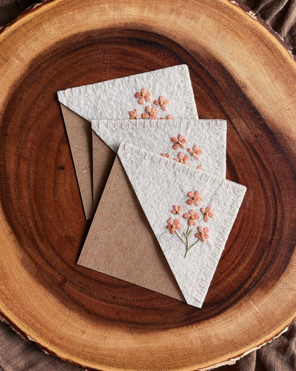 Pressed Florals — Felt Corner Bookmark